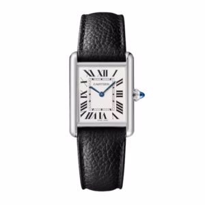 Cartier Tank Must watch, large model, High Autonomy quartz movement. Steel case For Sale