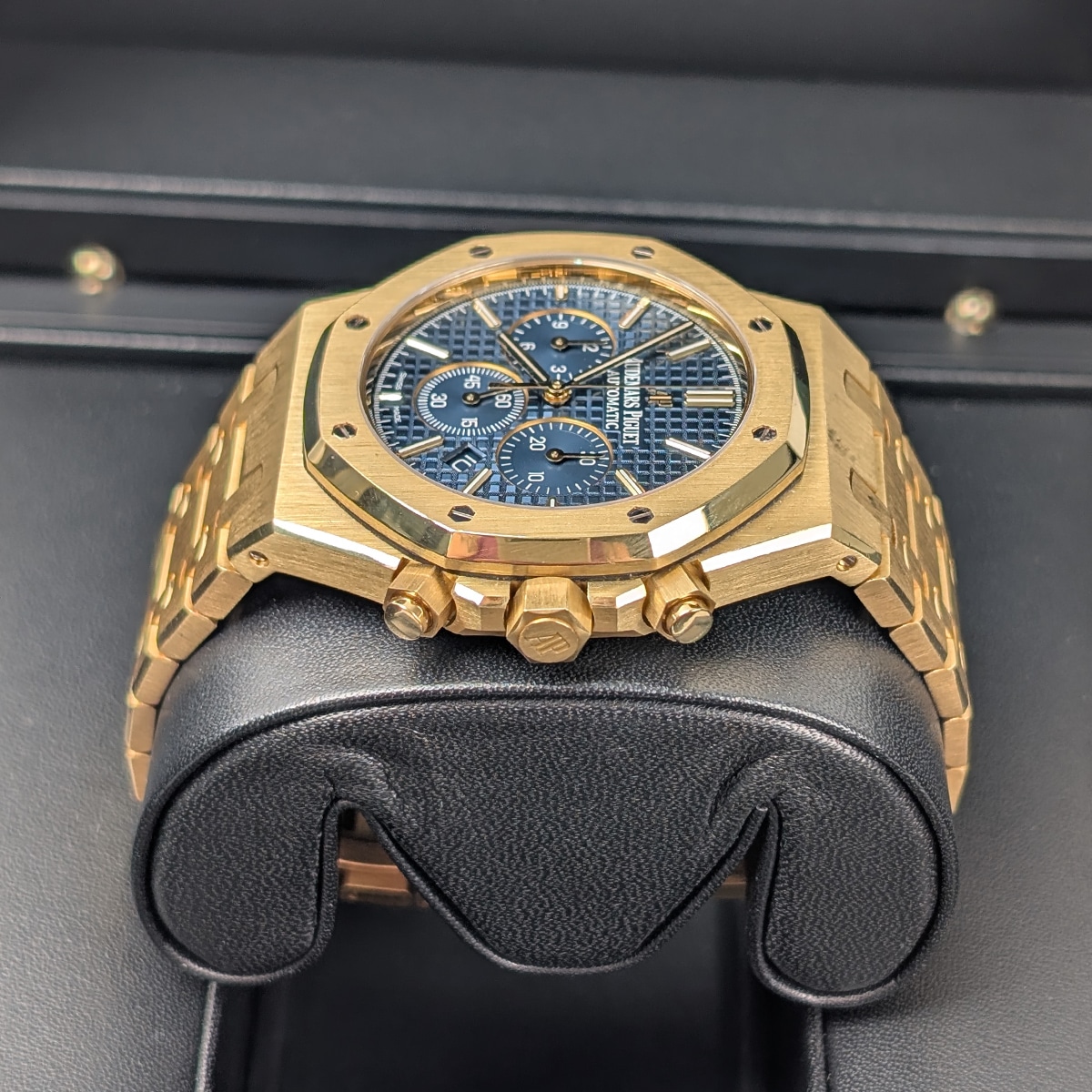 Audemars Piguet 26320BA.OO.1220BA.02 Royal Oak Chronograph 41mm Blue Dial For Sale