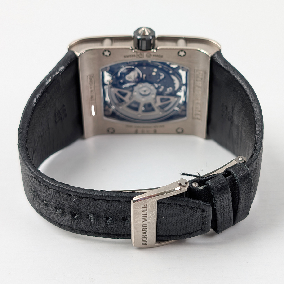 Richard Mille RM016 Ultra Flat with Full Diamond Case White Gold For Sale